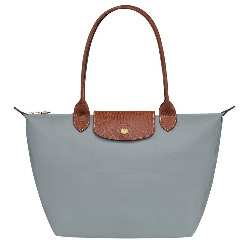 Sacs Fourre Tout Longchamp Le Pliage Original M Femme Grise | 7562-FMJUS