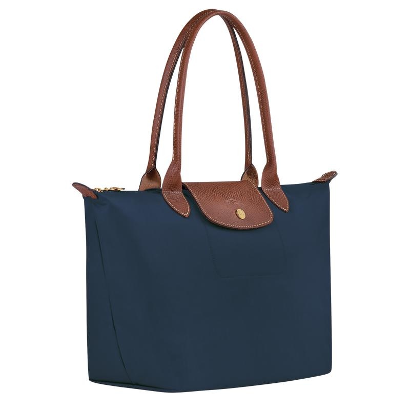 Sacs Fourre Tout Longchamp Le Pliage Original M Femme Bleu Marine | 9376-WDMIP