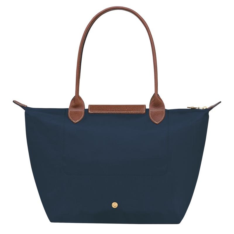 Sacs Fourre Tout Longchamp Le Pliage Original M Femme Bleu Marine | 9376-WDMIP