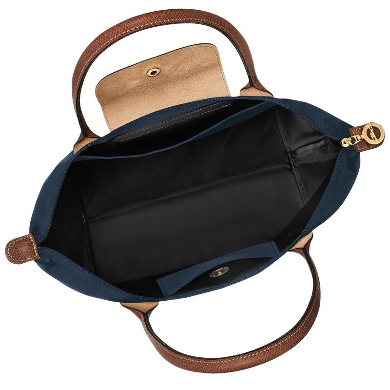 Sacs Fourre Tout Longchamp Le Pliage Original M Femme Bleu Marine | 9376-WDMIP