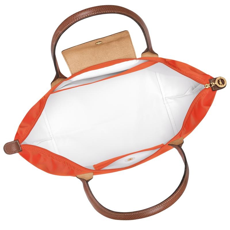 Sacs Fourre Tout Longchamp Le Pliage Original L Femme Orange | 4596-RDLGT