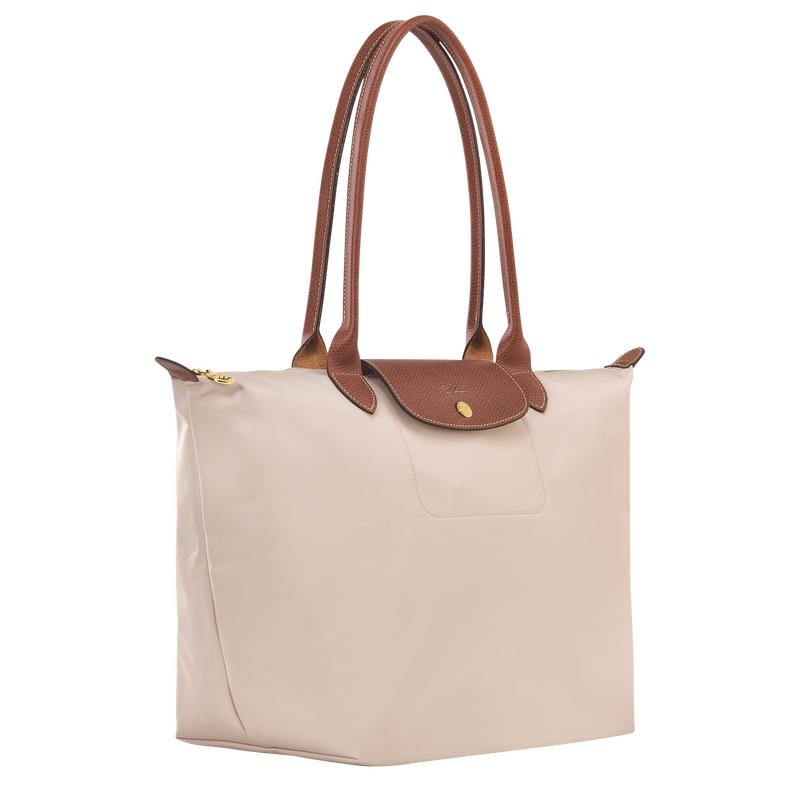 Sacs Fourre Tout Longchamp Le Pliage Original L Femme Blanche | 7960-QPGDB