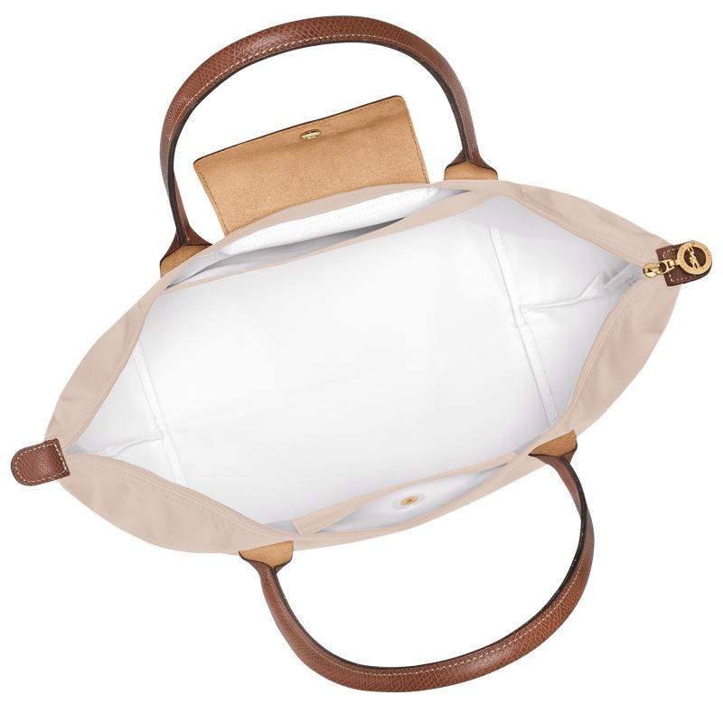 Sacs Fourre Tout Longchamp Le Pliage Original L Femme Blanche | 7960-QPGDB