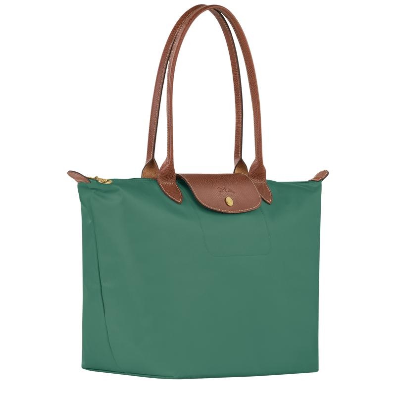 Sacs Fourre Tout Longchamp Le Pliage Original L Femme Vert | 6803-CEKDG