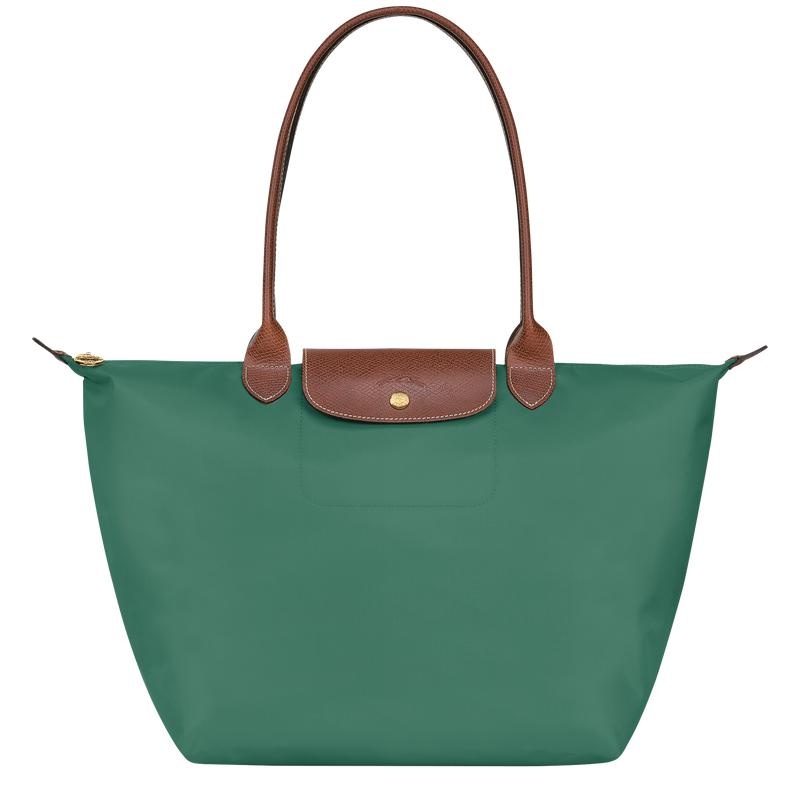 Sacs Fourre Tout Longchamp Le Pliage Original L Femme Vert | 6803-CEKDG