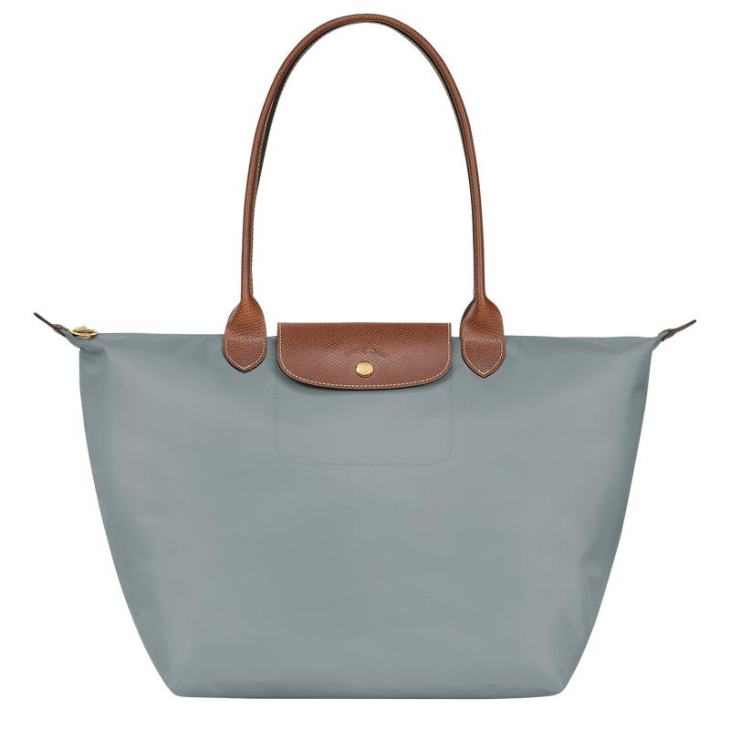 Sacs Fourre Tout Longchamp Le Pliage Original L Femme Grise | 0492-JBZQE