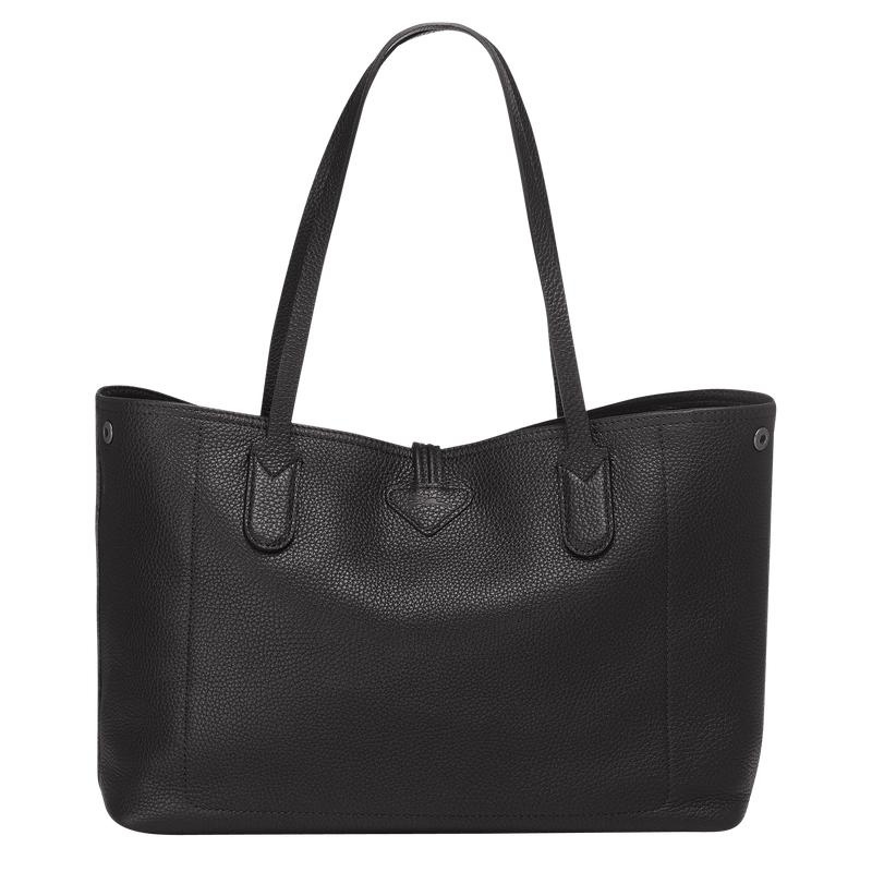 Sacs Fourre Tout Longchamp Roseau Essential L Femme Noir | 4106-VCQHL