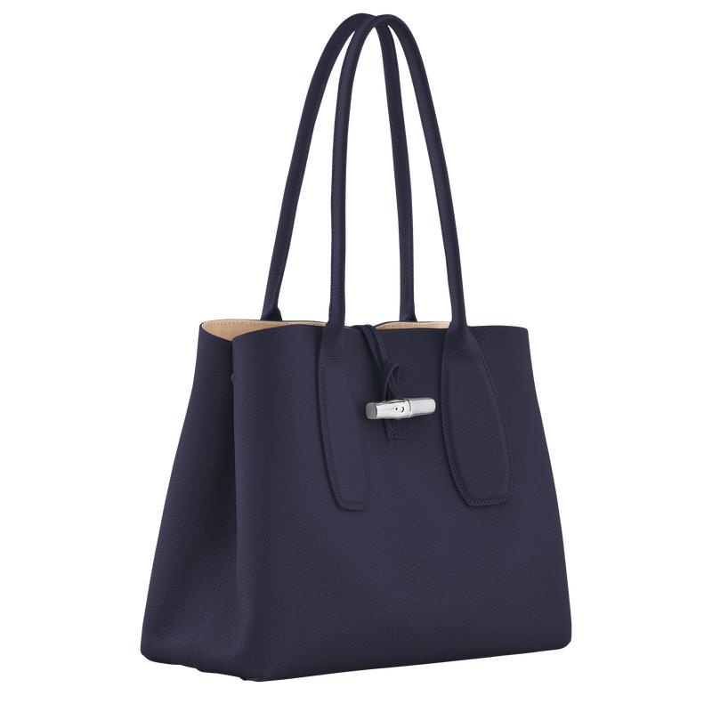 Sacs Fourre Tout Longchamp Roseau L Femme Violette | 3814-JAWIC