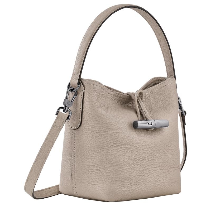 Sacs Seau Longchamp Roseau Essential XS Femme Grise | 3951-ENQUG