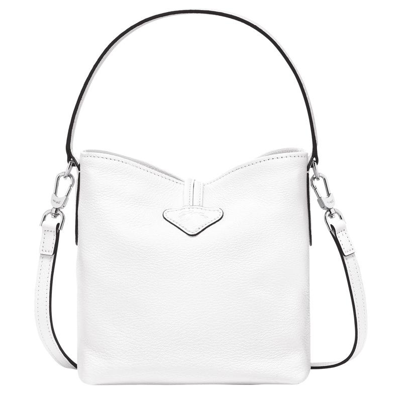 Sacs Seau Longchamp Roseau XS Femme Blanche | 9780-FQOAU