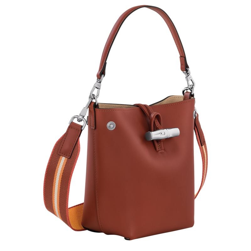 Sacs Seau Longchamp Roseau XS Femme Marron | 8534-IYMCO