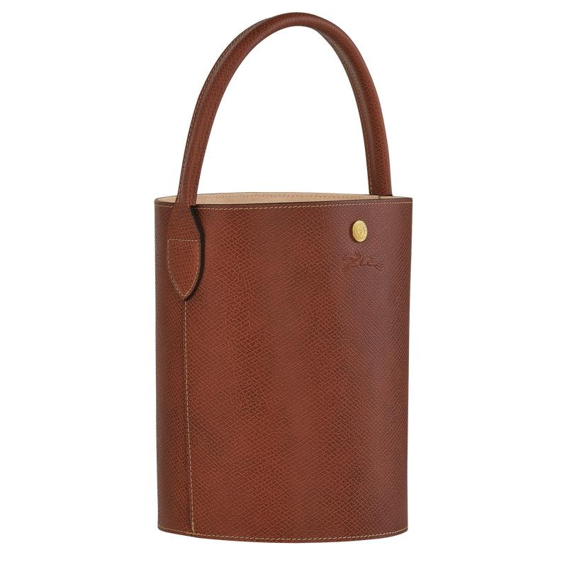 Sacs Seau Longchamp Épure S Femme Marron | 1743-EKZCT