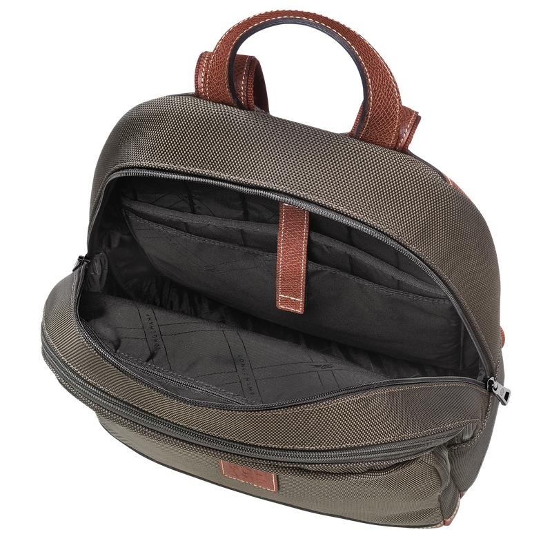 Sacs à Dos Longchamp Boxford Homme Marron | 9302-ELOVP