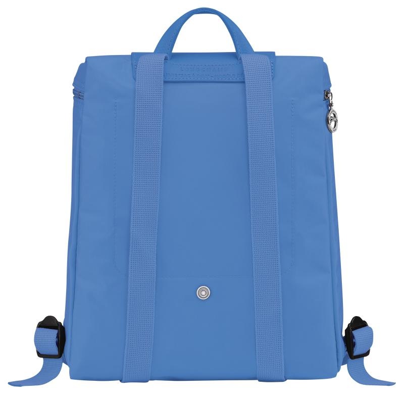 Sacs à Dos Longchamp Le Pliage Green M Homme Bleu | 5796-QVAFL