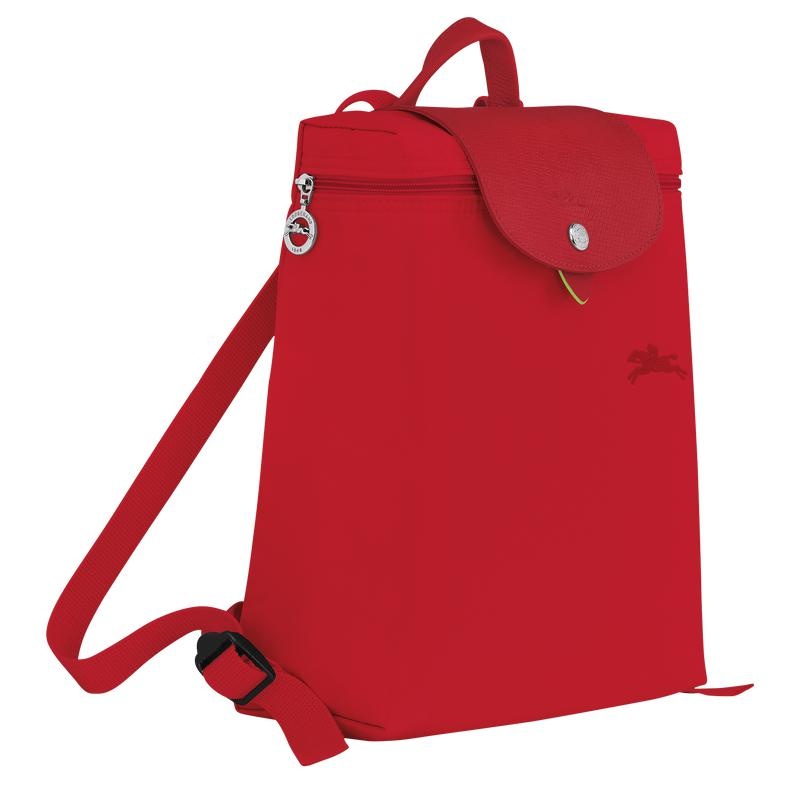 Sacs à Dos Longchamp Le Pliage Green M Homme Rouge | 2604-TDIPV