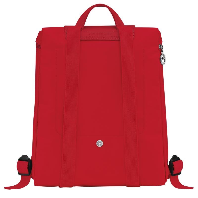 Sacs à Dos Longchamp Le Pliage Green M Homme Rouge | 2604-TDIPV