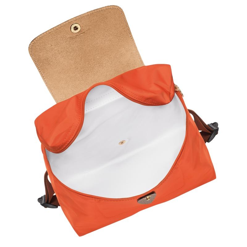 Sacs à Dos Longchamp Le Pliage Original M Femme Orange | 9317-VJNTK