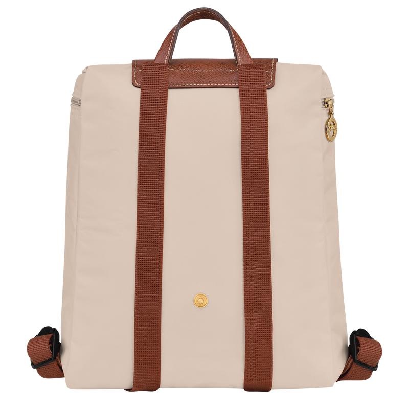 Sacs à Dos Longchamp Le Pliage Original M Femme Blanche | 6217-NAOTK