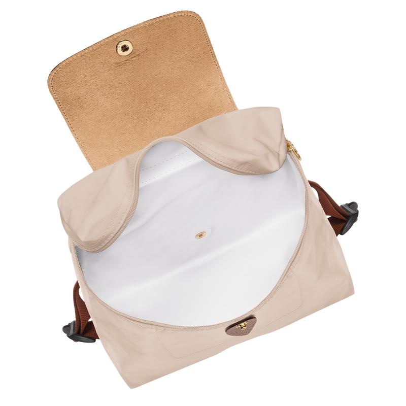 Sacs à Dos Longchamp Le Pliage Original M Femme Blanche | 6217-NAOTK