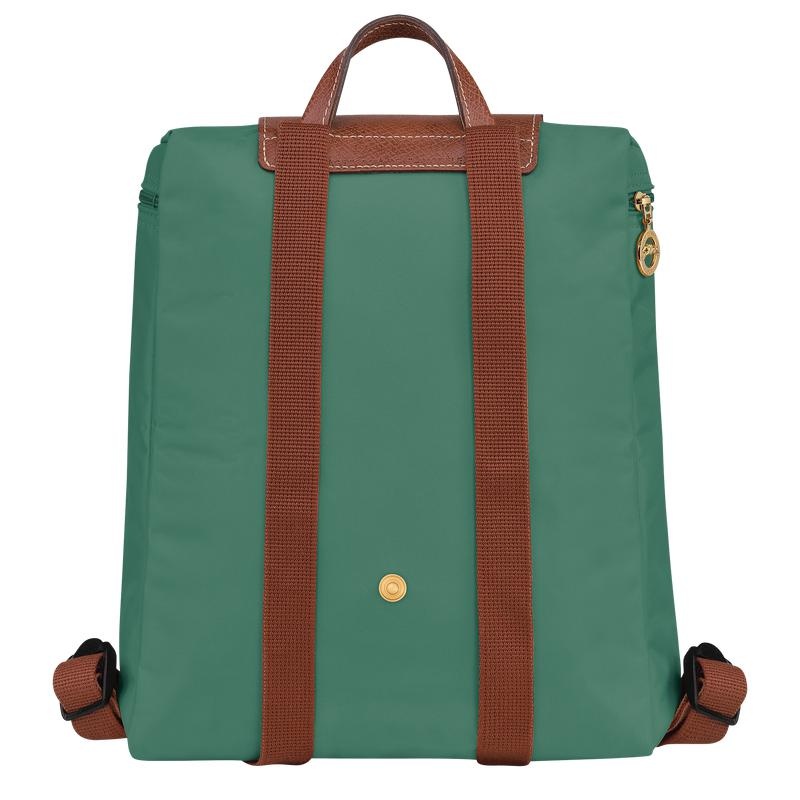 Sacs à Dos Longchamp Le Pliage Original M Femme Vert | 6348-KABOT