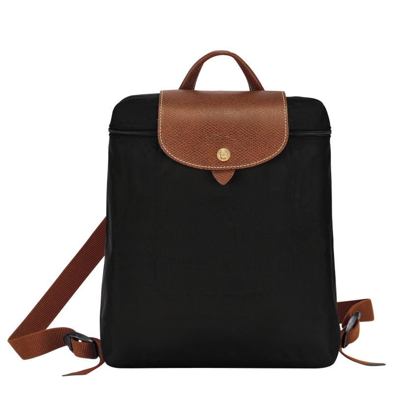 Sacs à Dos Longchamp Le Pliage Original M Femme Noir | 9215-HMLNZ