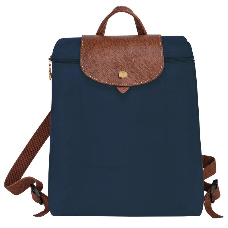 Sacs à Dos Longchamp Le Pliage Original M Femme Bleu Marine | 3128-ATCSU