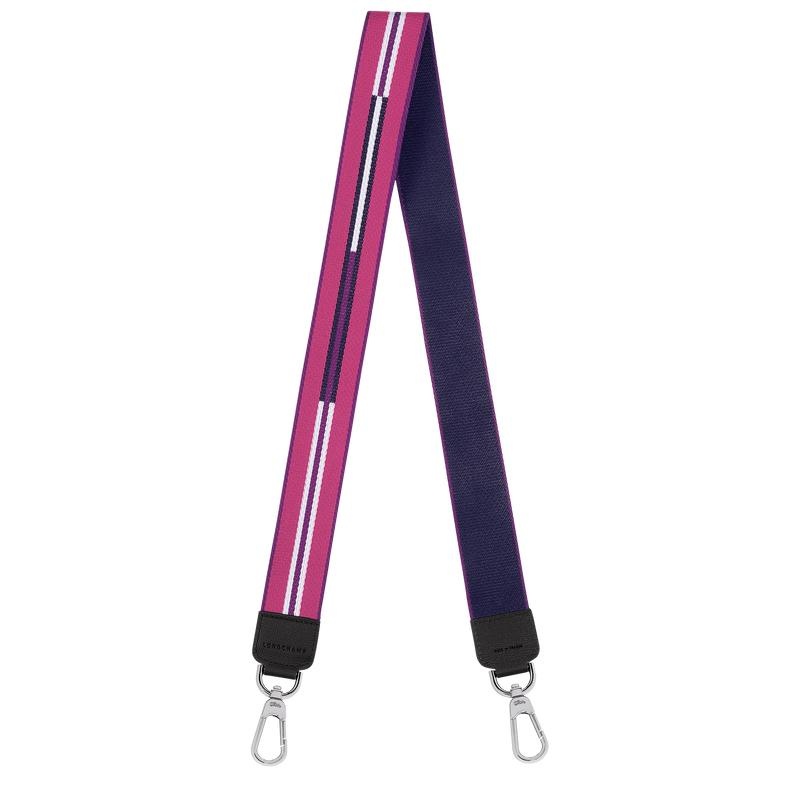 Shoulder Straps Longchamp Rayures Homme Violette | 7240-GBSXJ