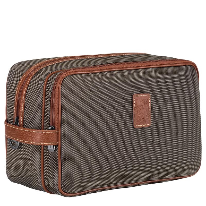 Trousses De Toilette Longchamp Boxford Femme Marron | 9042-ZMFOP